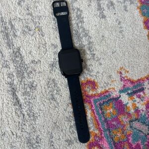 Isaac Mizrahi Black Smartwatch with Sleek Design